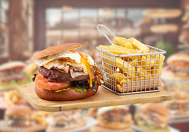 Hamburguesa 'Carmenburger' del restaurante burgalés 'Carmen'