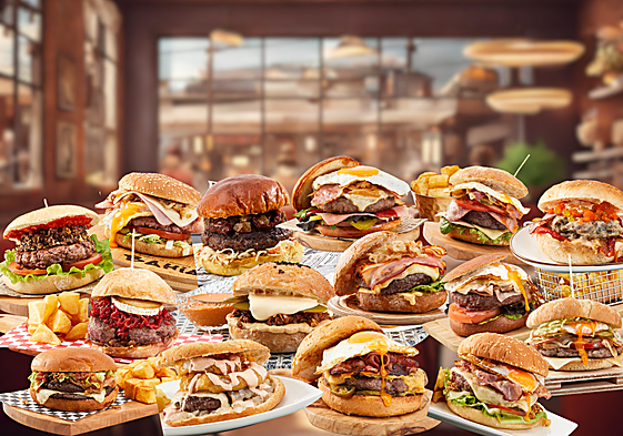 Las 15 hamburguesas participantes en la Ruta de las Hamburguesas de San Miguel