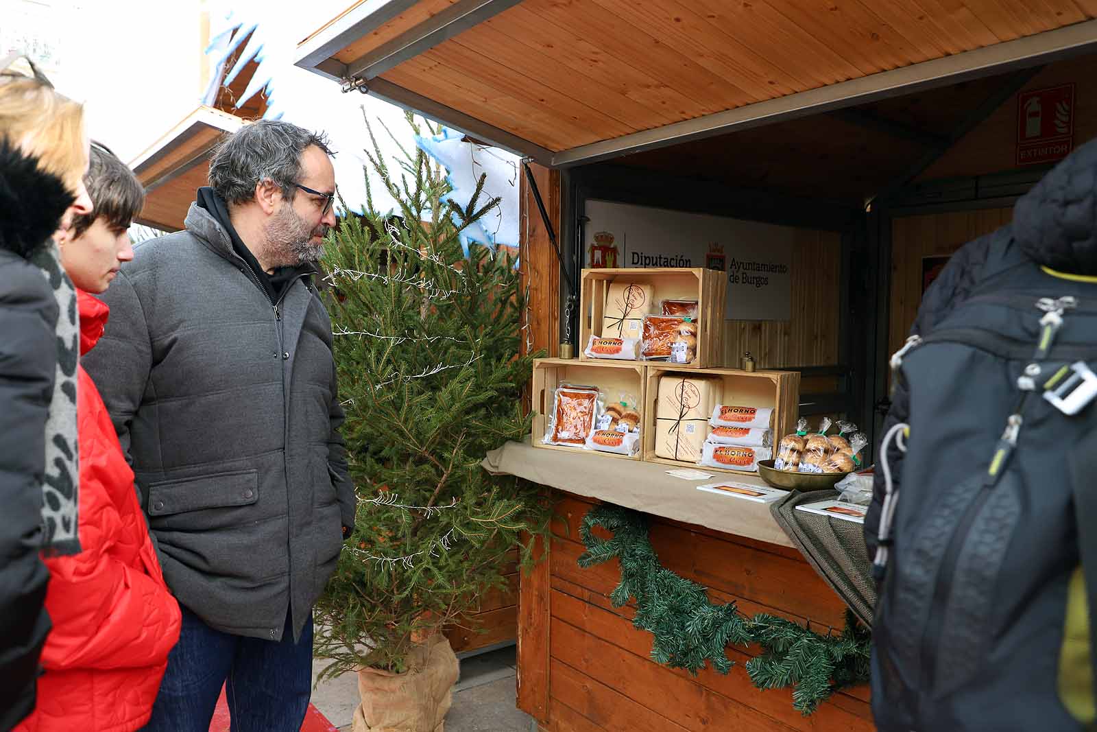 Así es el mercado navideño de Burgos Alimenta