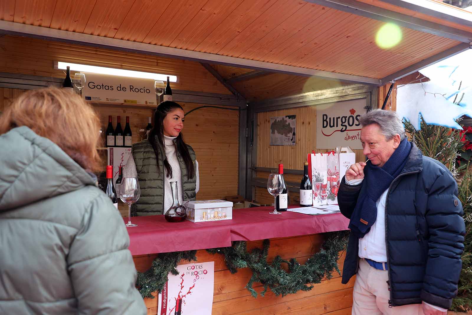 Así es el mercado navideño de Burgos Alimenta