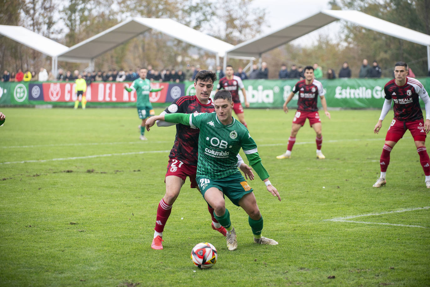 El pase del Burgos CF a dieciseisavos de Copa, en imágenes