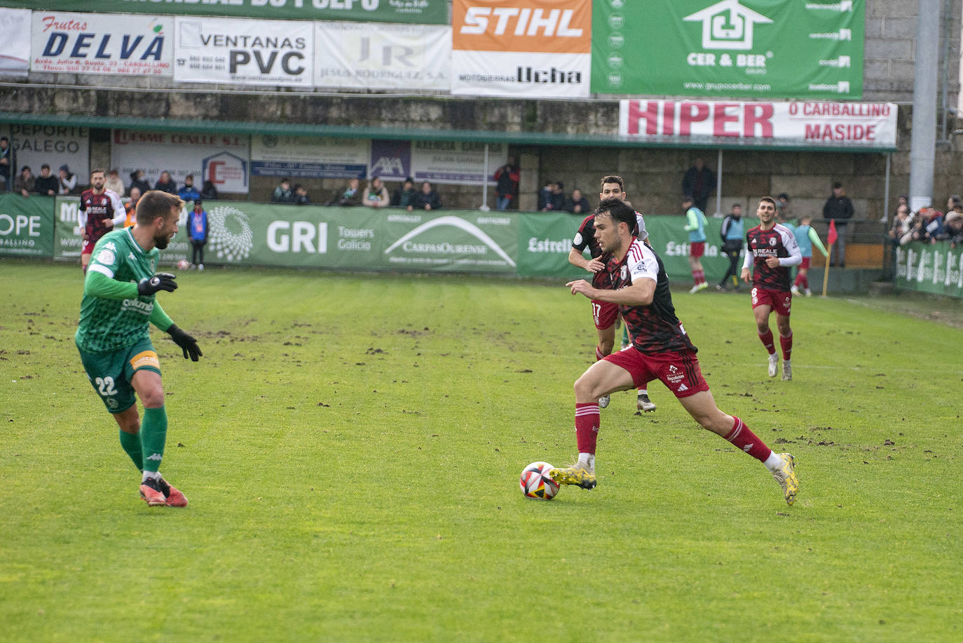 El pase del Burgos CF a dieciseisavos de Copa, en imágenes