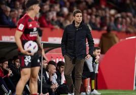 Alessio Lisci, entrenador del CD Mirandés, en una imagen de archivo.