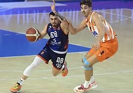 El Tizona en el partido que le enfrentó al Leyma Coruña en El Plantío.