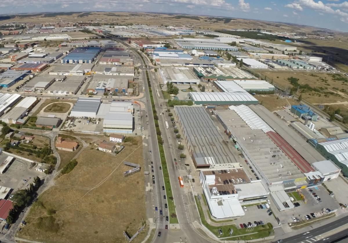 Imagen aérea del polígono industrial Burgos Este.