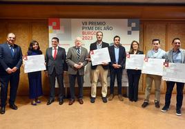 Galardonados en los Premios Pyme del Año 2023 de Burgos.