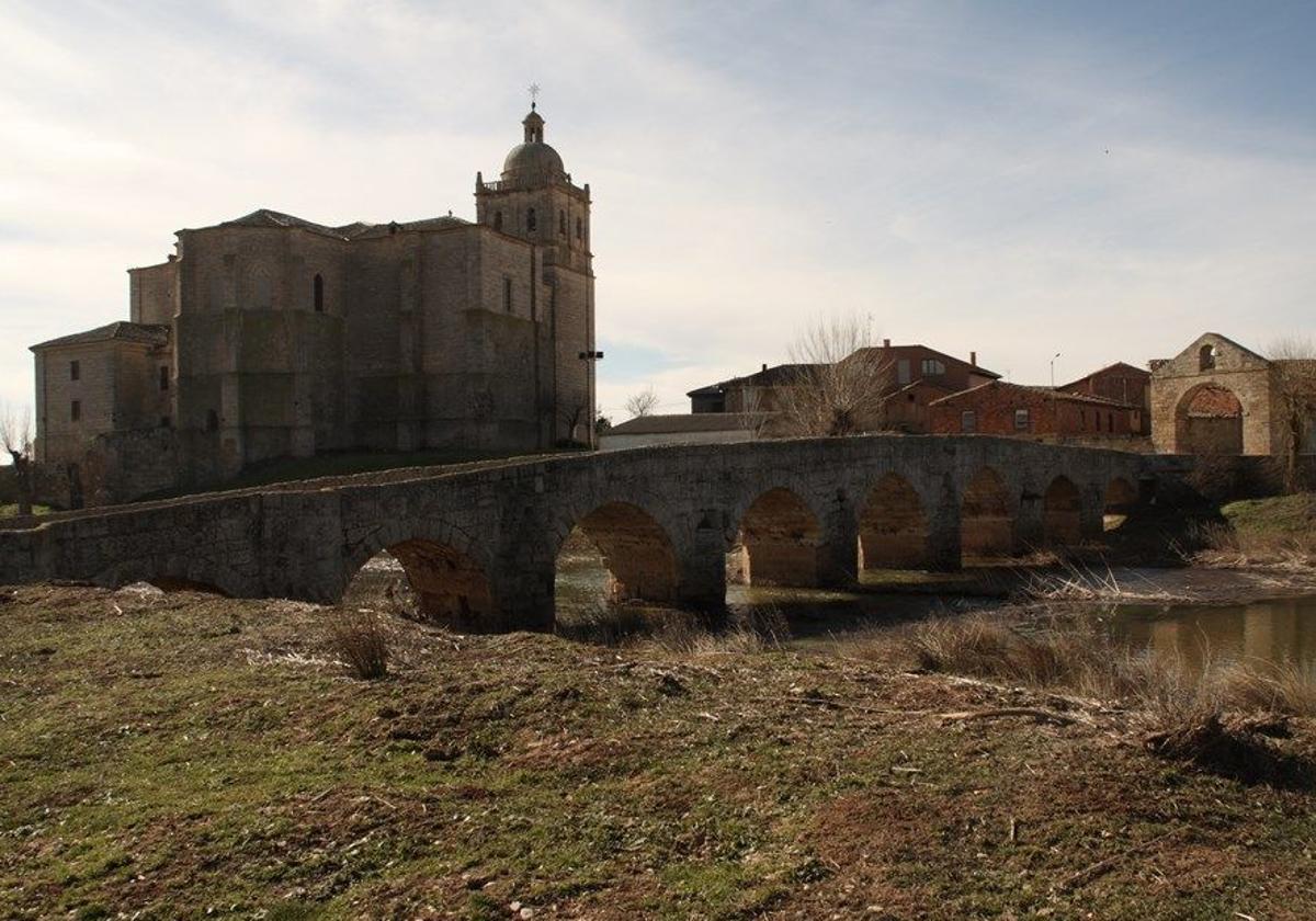 Vista de Villasandino, en Burgos.