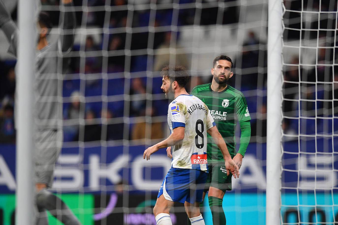 El empate entre el RCD Espanyol y el Burgos CF, en imágenes