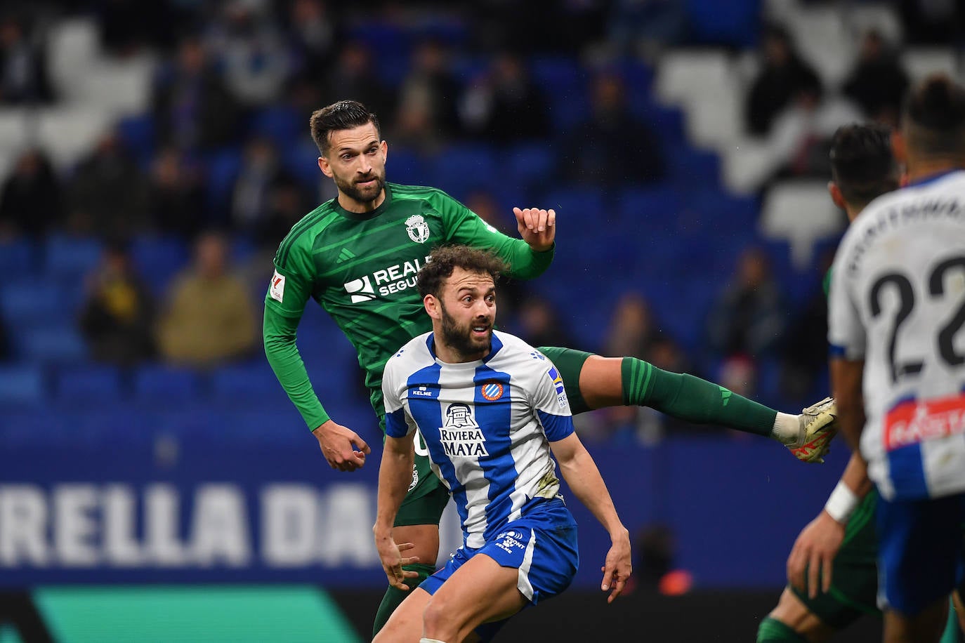 El empate entre el RCD Espanyol y el Burgos CF, en imágenes