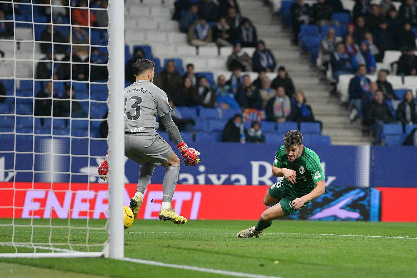 El empate entre el RCD Espanyol y el Burgos CF, en imágenes