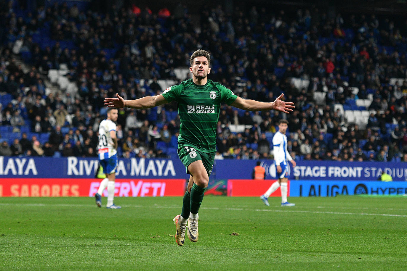 El empate entre el RCD Espanyol y el Burgos CF, en imágenes