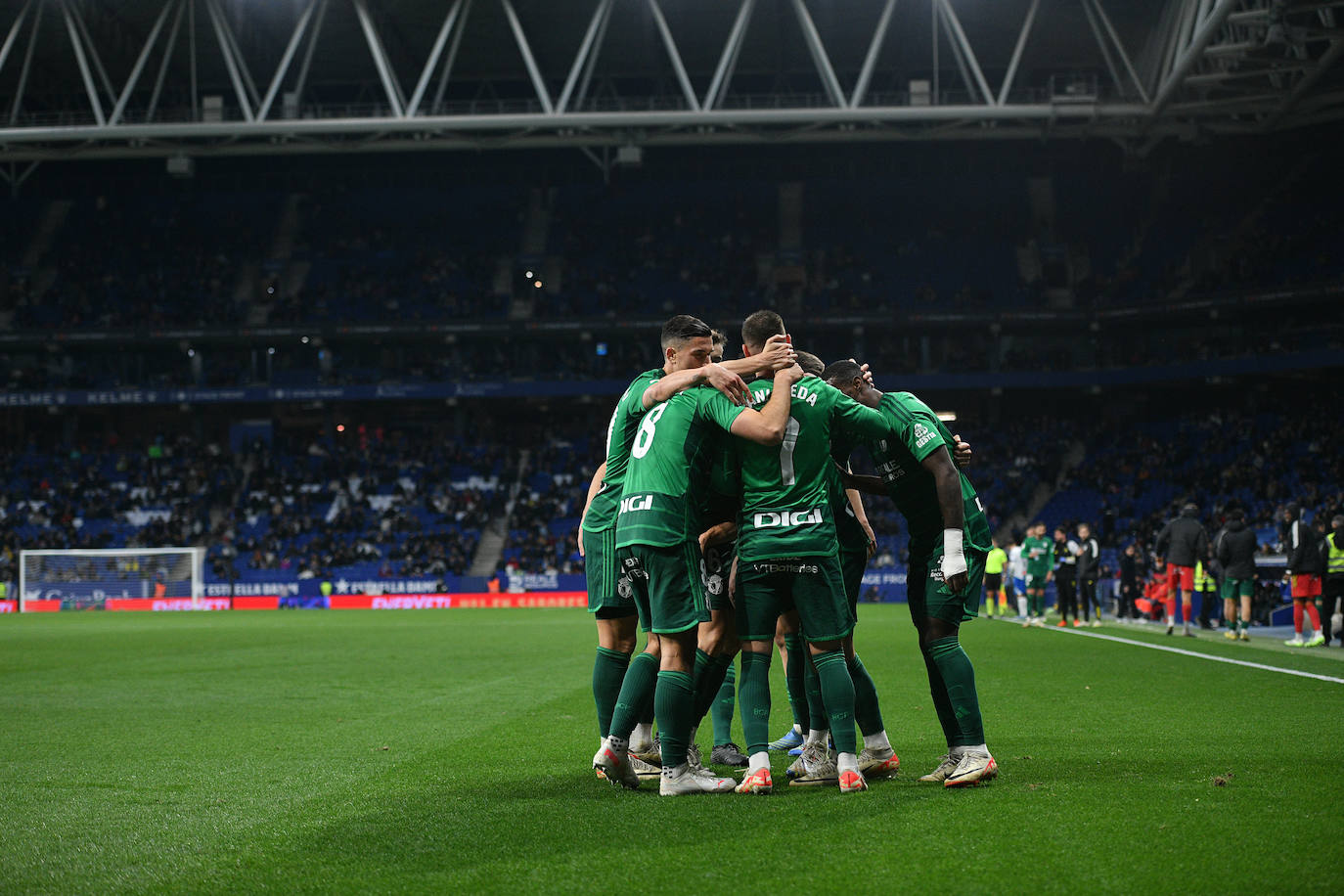 El empate entre el RCD Espanyol y el Burgos CF, en imágenes