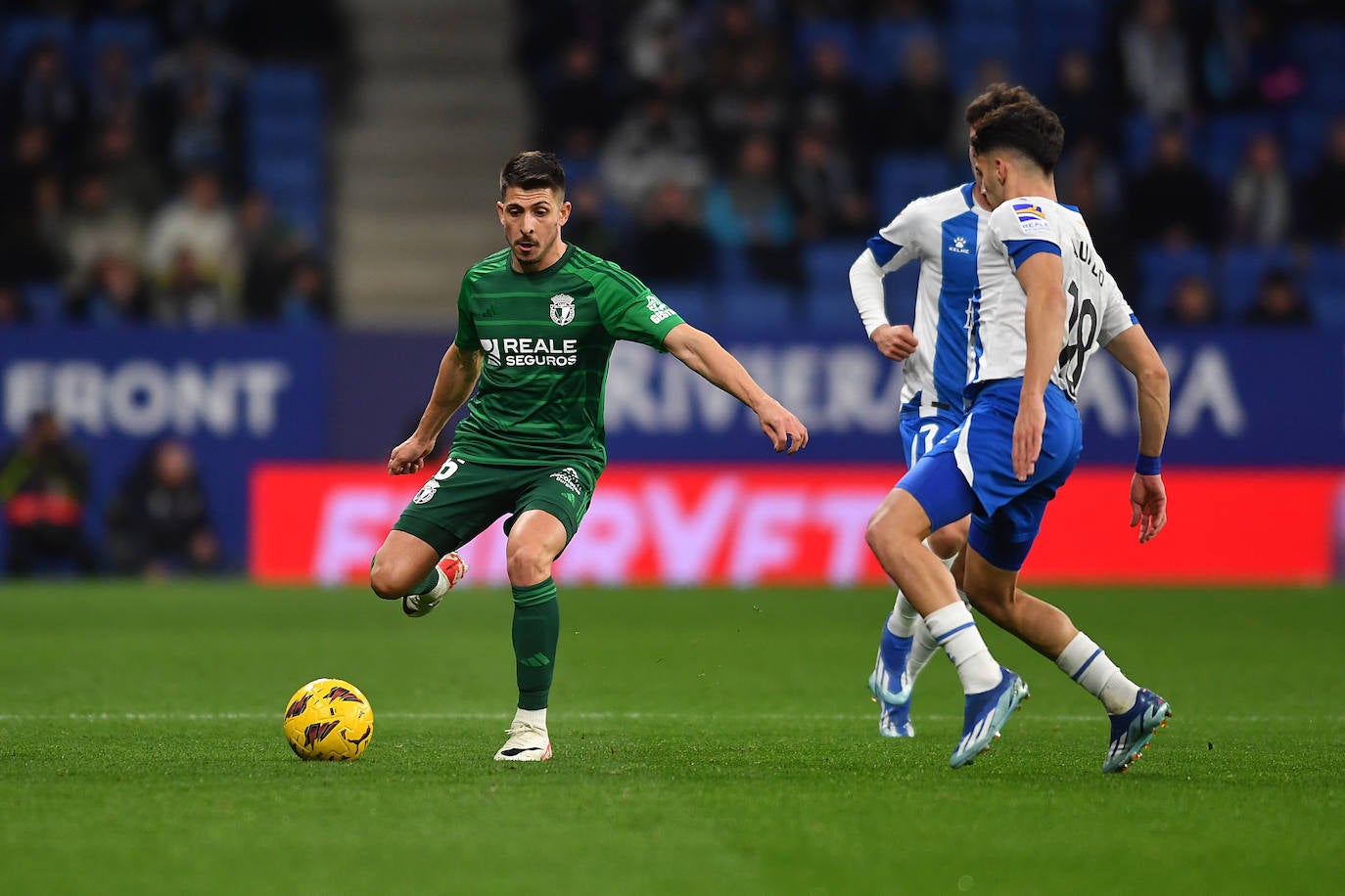 El empate entre el RCD Espanyol y el Burgos CF, en imágenes