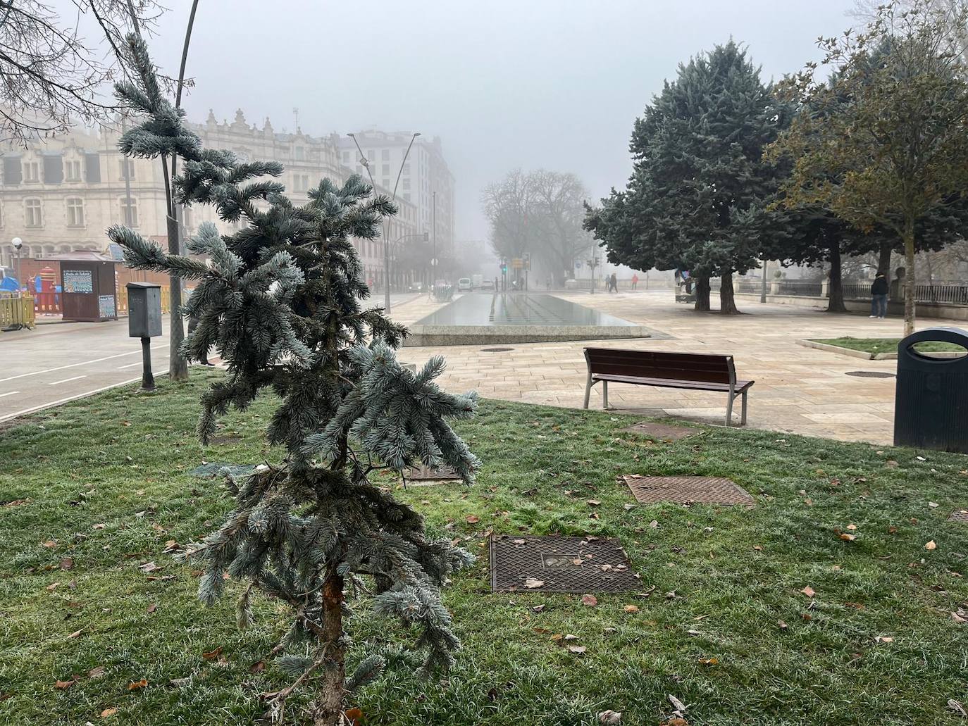 Burgos helado, en imágenes