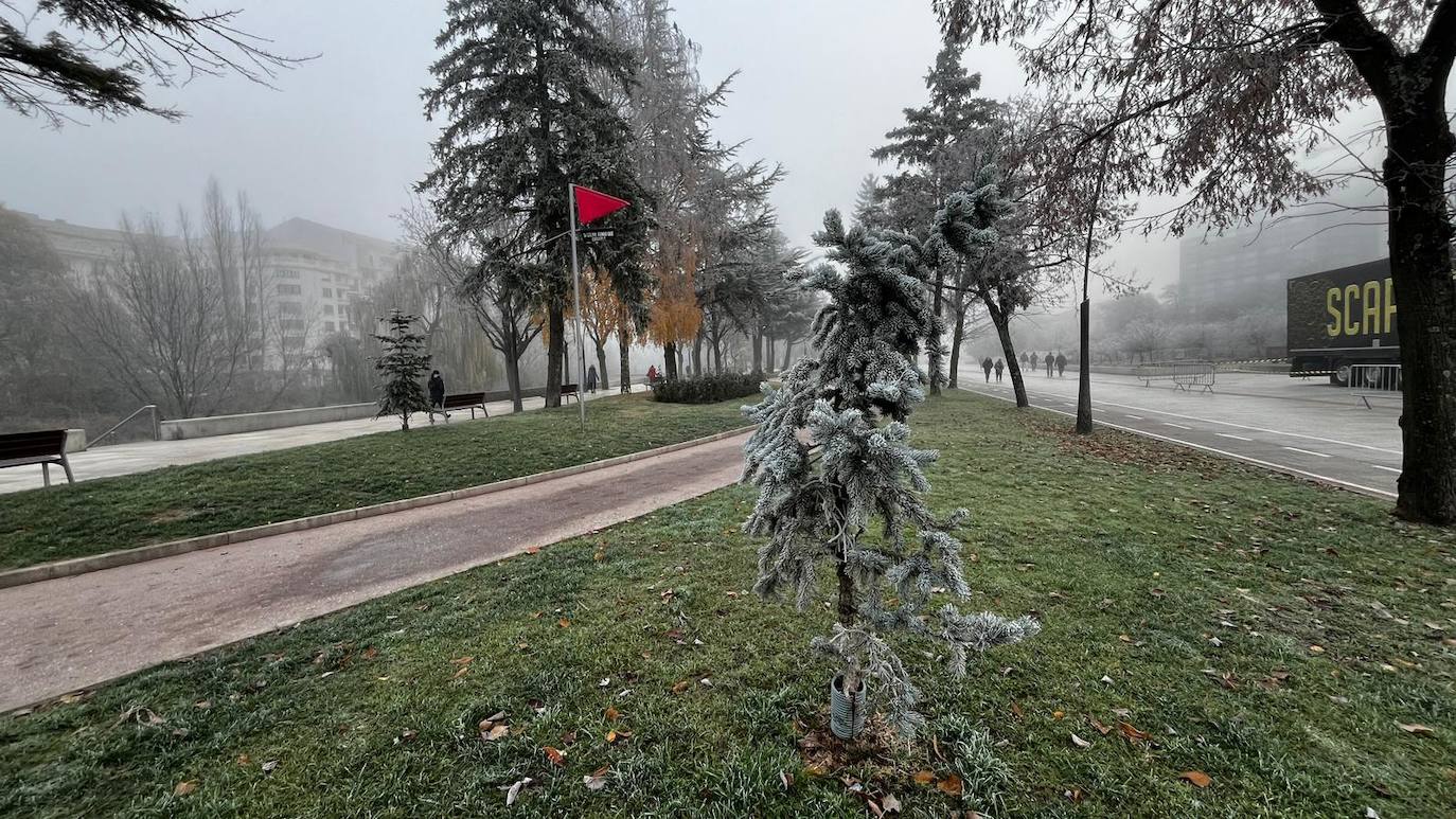 Burgos helado, en imágenes