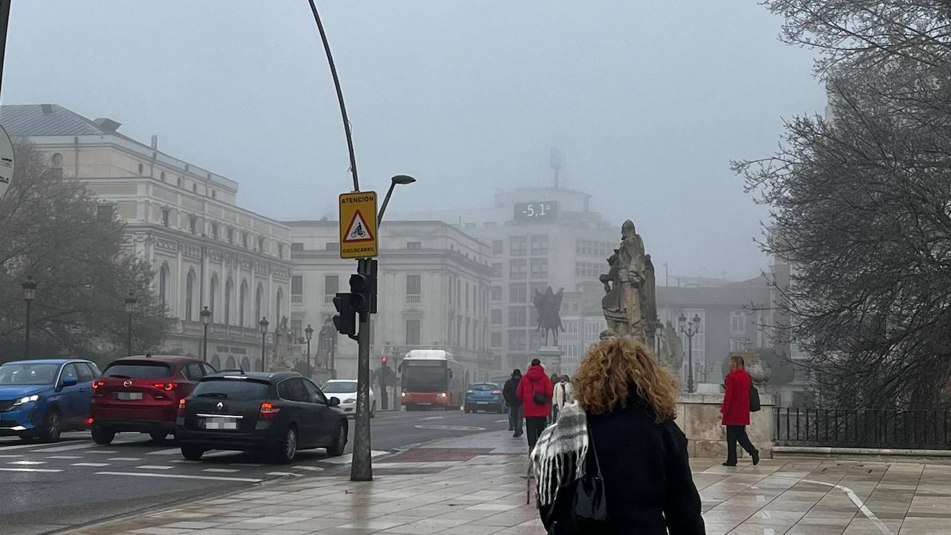 Burgos helado, en imágenes