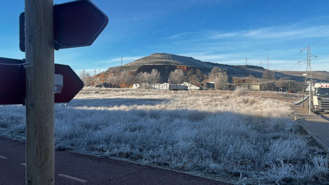 Burgos despierta blanca con una nueva cencellada
