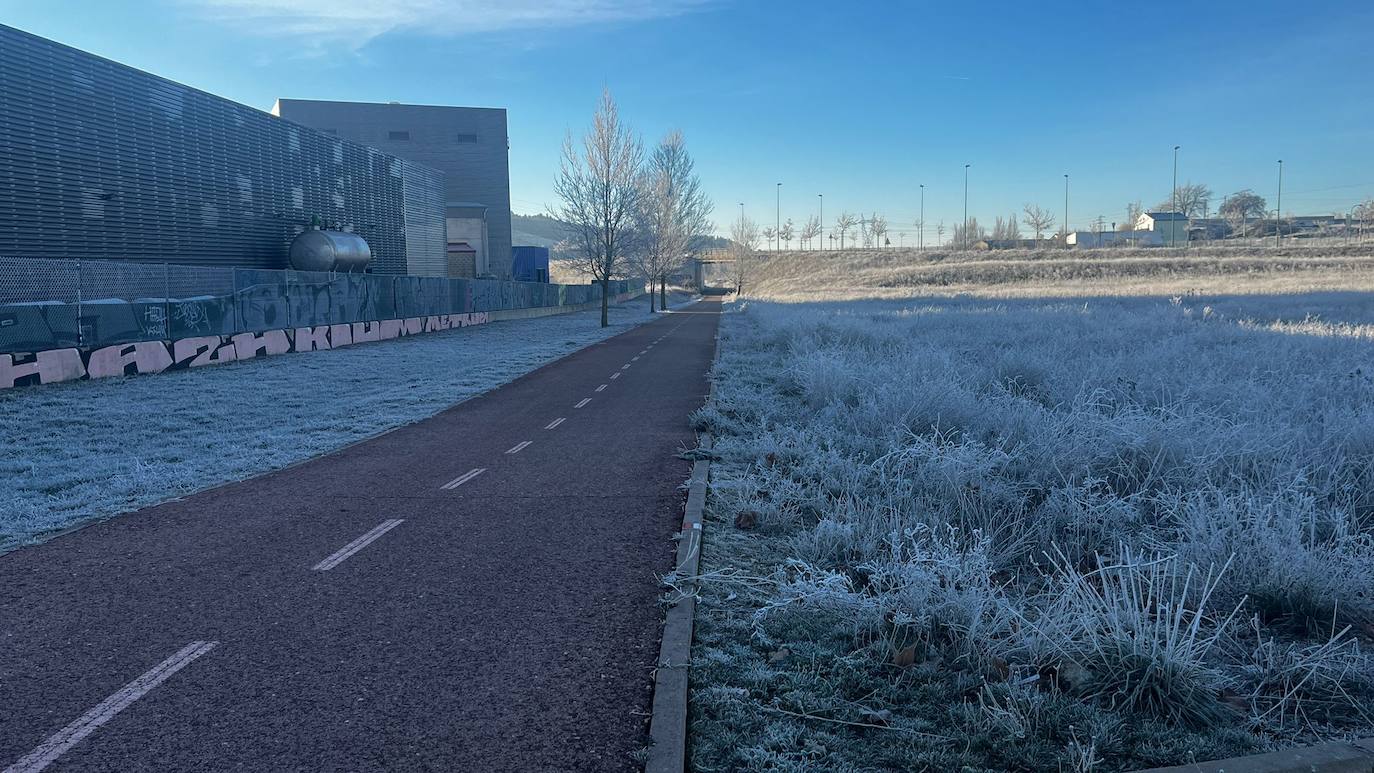 Burgos despierta blanca con una nueva cencellada
