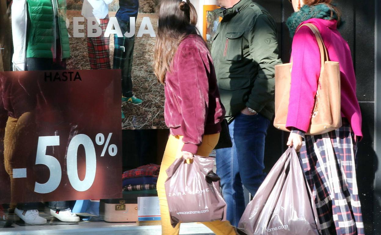 Rebajas de invierno de una campaña anterior. 