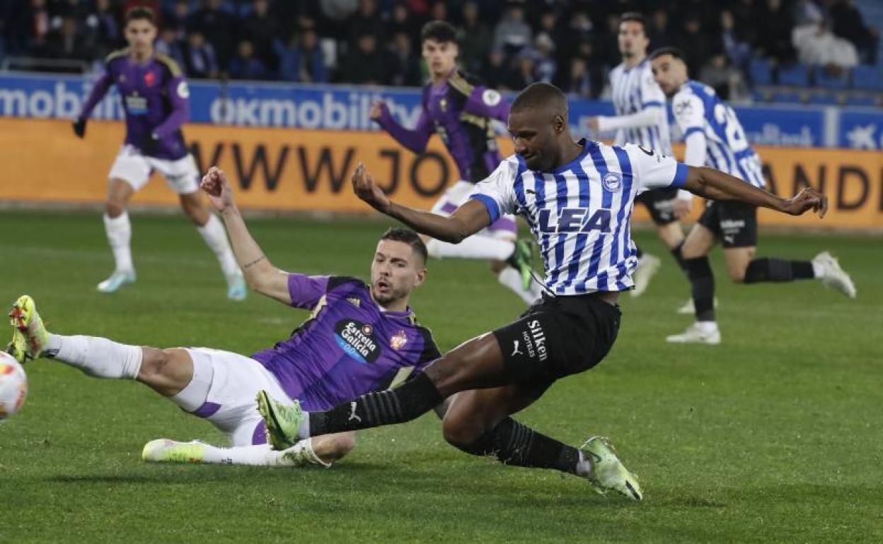 Sylla, goleador de la noche en Mendizorroza