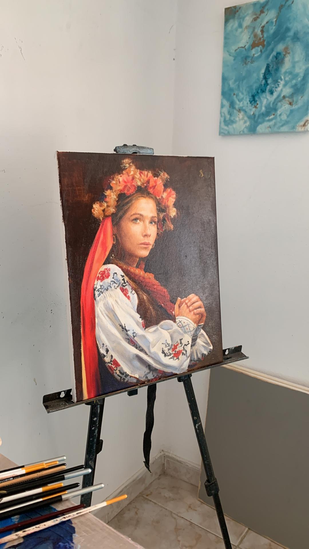 Fotos: Artistas ucranianos exponen en la Biblioteca Miguel de Cervantes de Burgos