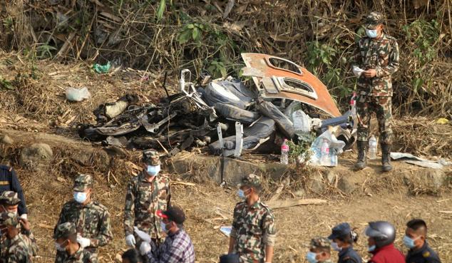 Fotos: Imágenes de la catástrofe aérea de Nepal