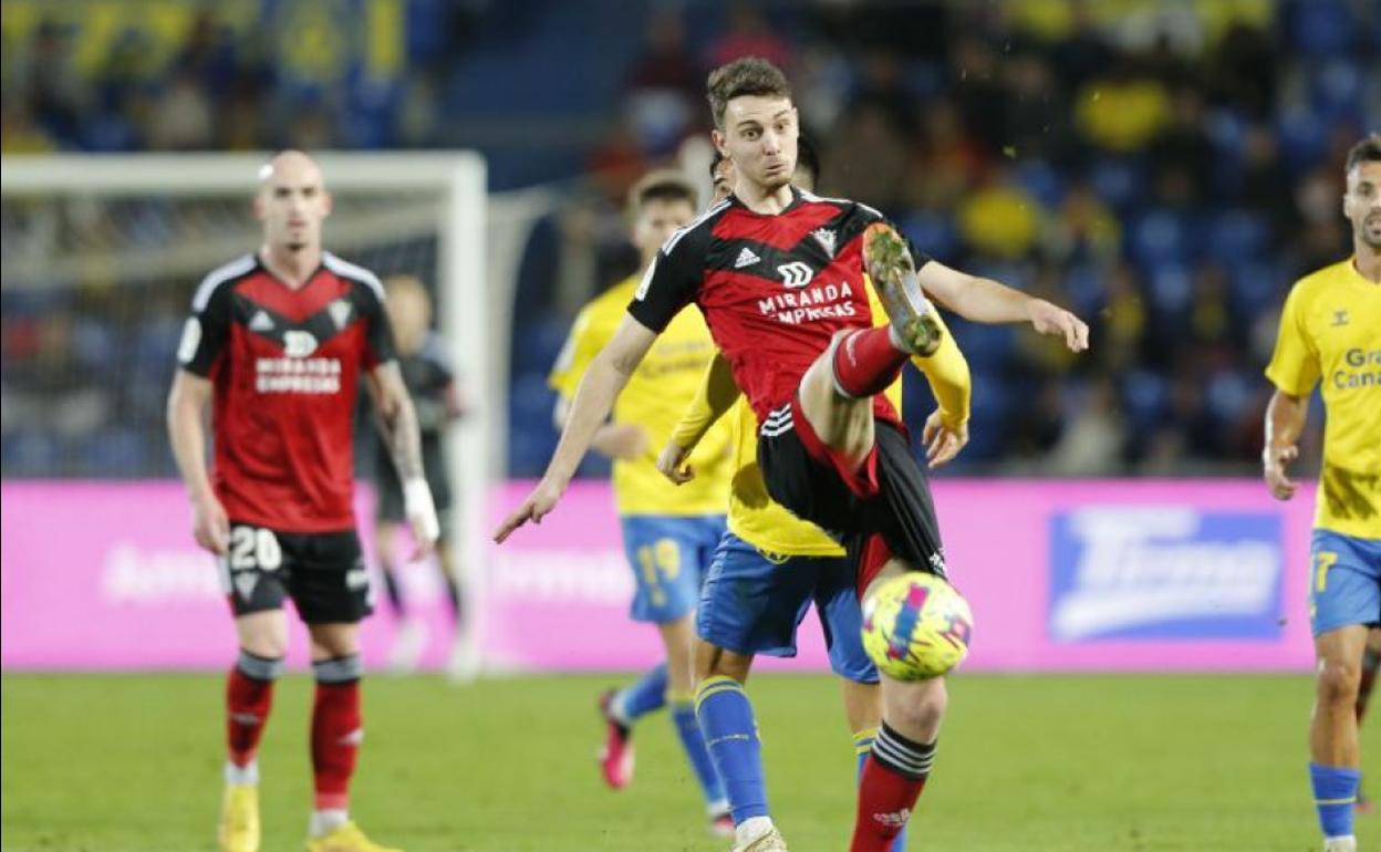 El Mirandés cae ante Las Palmas. 