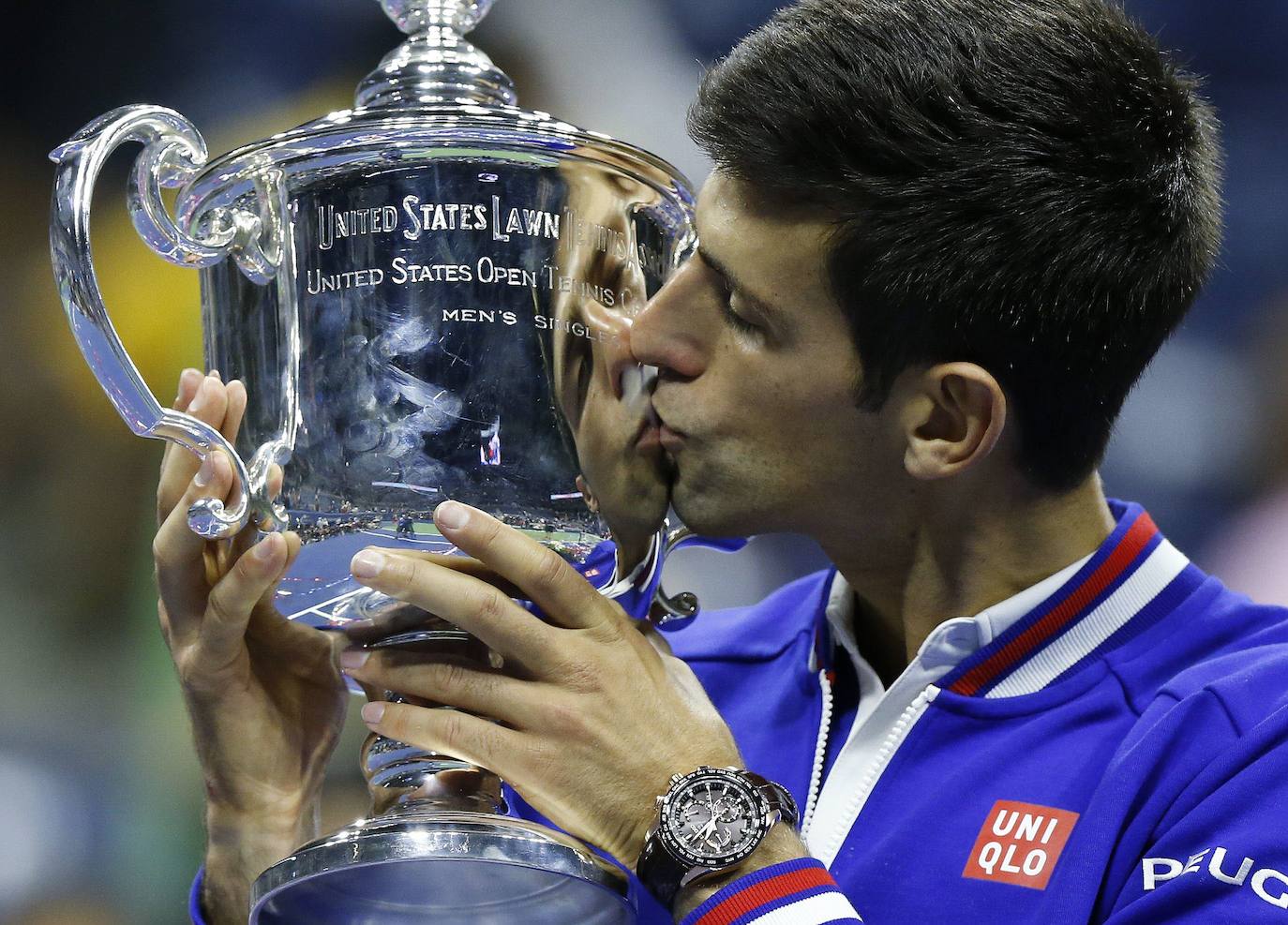 Con el US Open 2015 que ganó ante Federer.