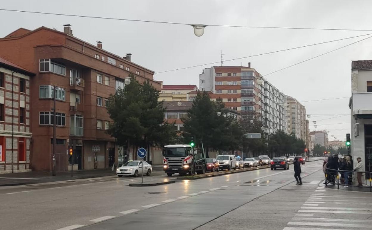 La prueba generó retenciones en el Bulevar durante las horas punta. 