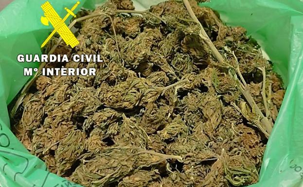 Detenido en Las Merindades por tráfico de drogas al pillarle con marihuana para su venta