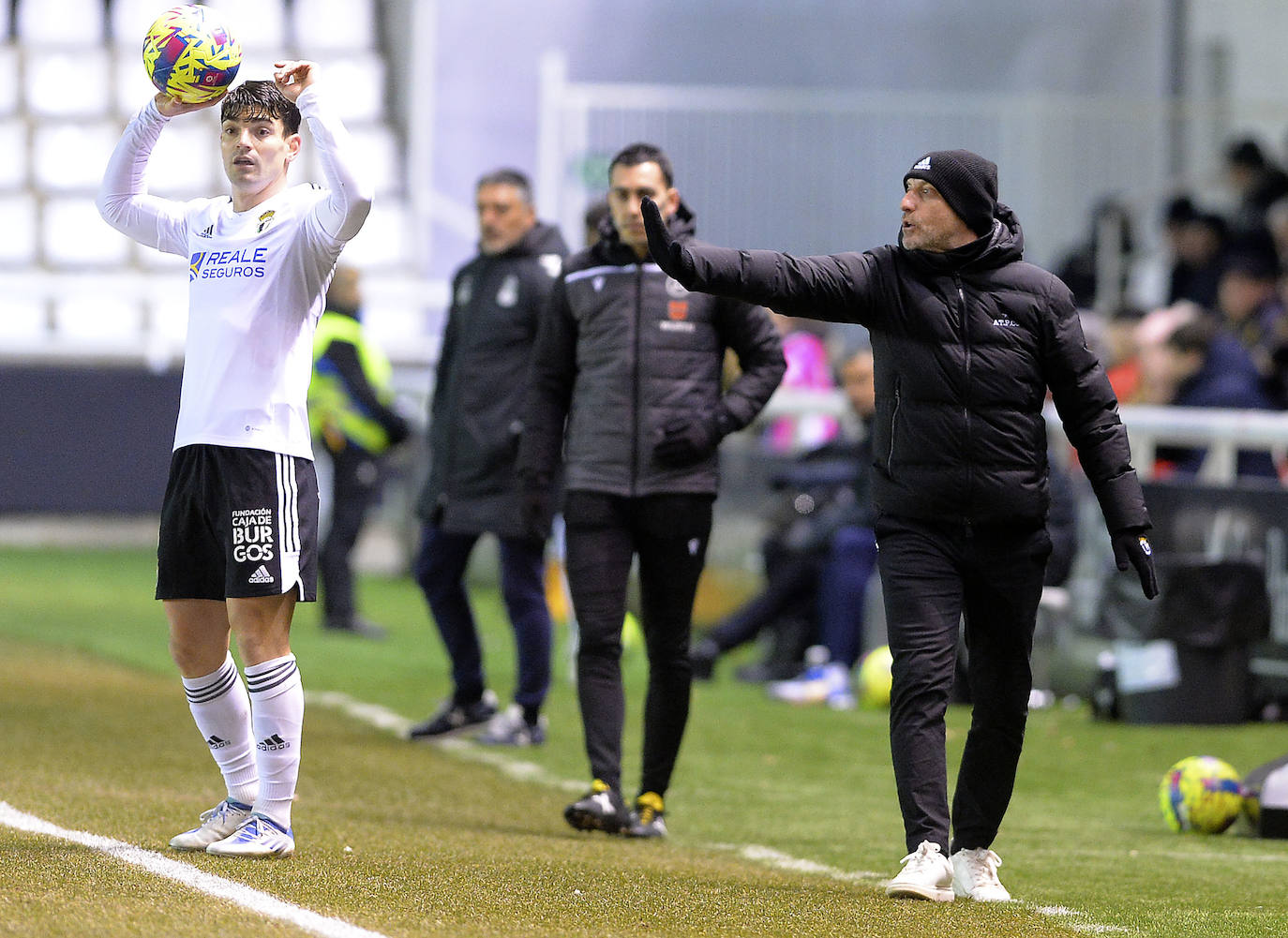 Imágenes del empate entre el Burgos CF y la UD Las Palmas este lunes en El Plantío