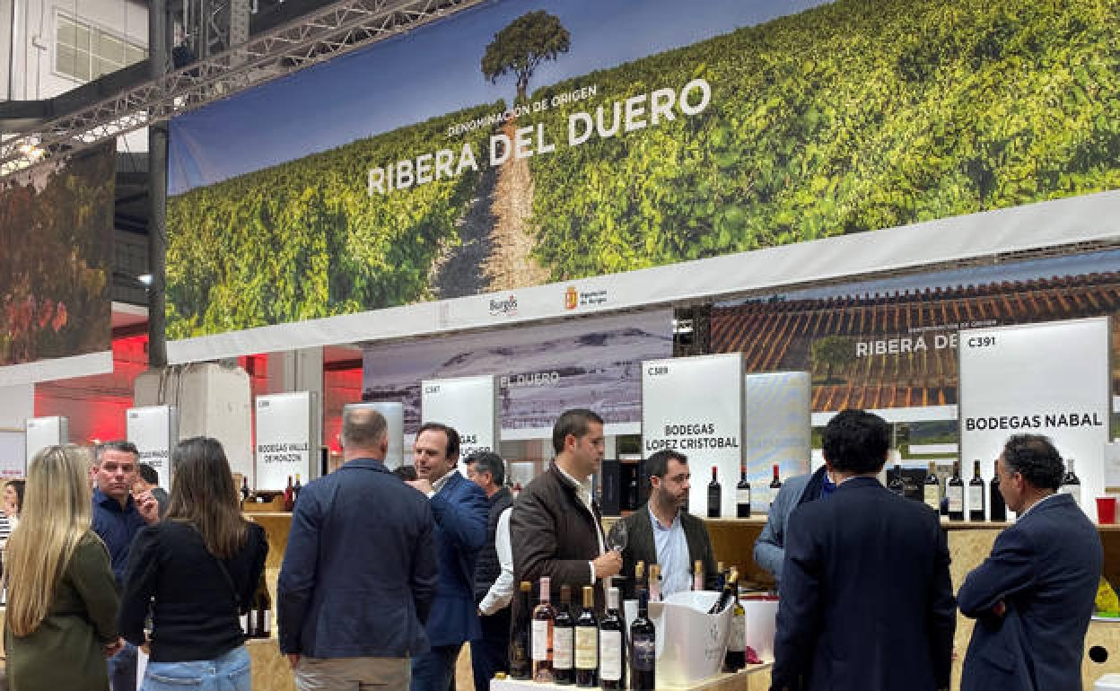 Stand de Ribera del Duero en la Barcelona Winw Week.