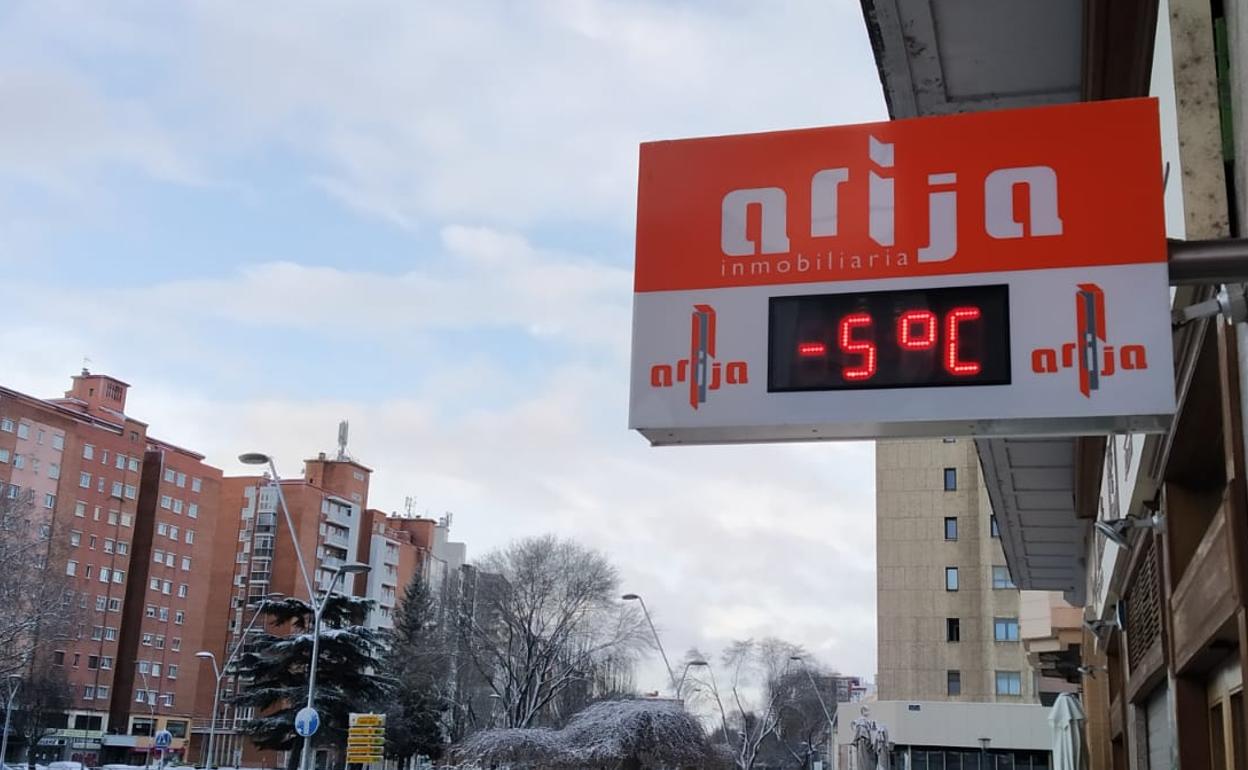 Las mínimas se han desplomado estos últimos días en Burgos.