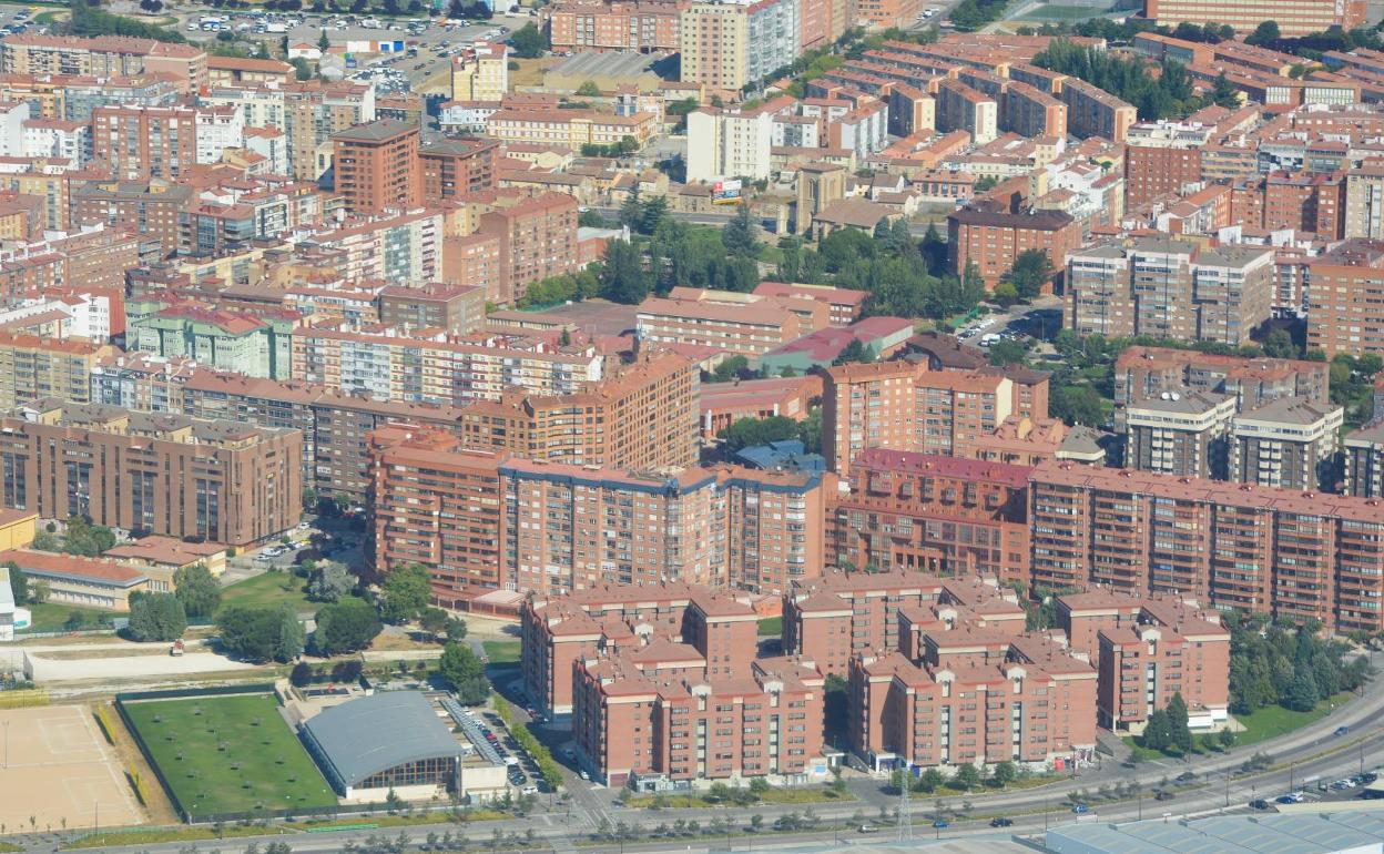 La red de calor se extenderá por buena parte del barrio de Gamonal. 