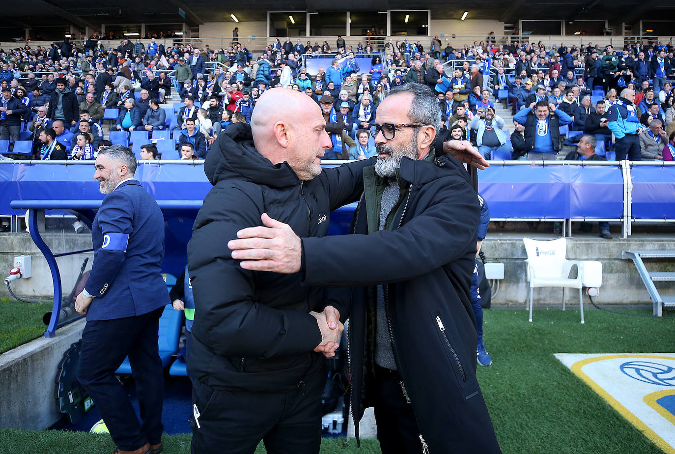 Imagenes de la victoria del Burgos CF ante el Real Oviedo este domingo en el Carlos Tartiere