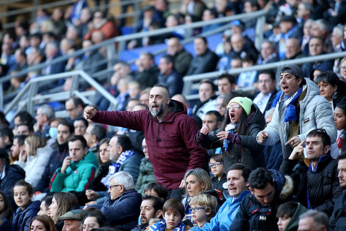 Imagenes de la victoria del Burgos CF ante el Real Oviedo este domingo en el Carlos Tartiere