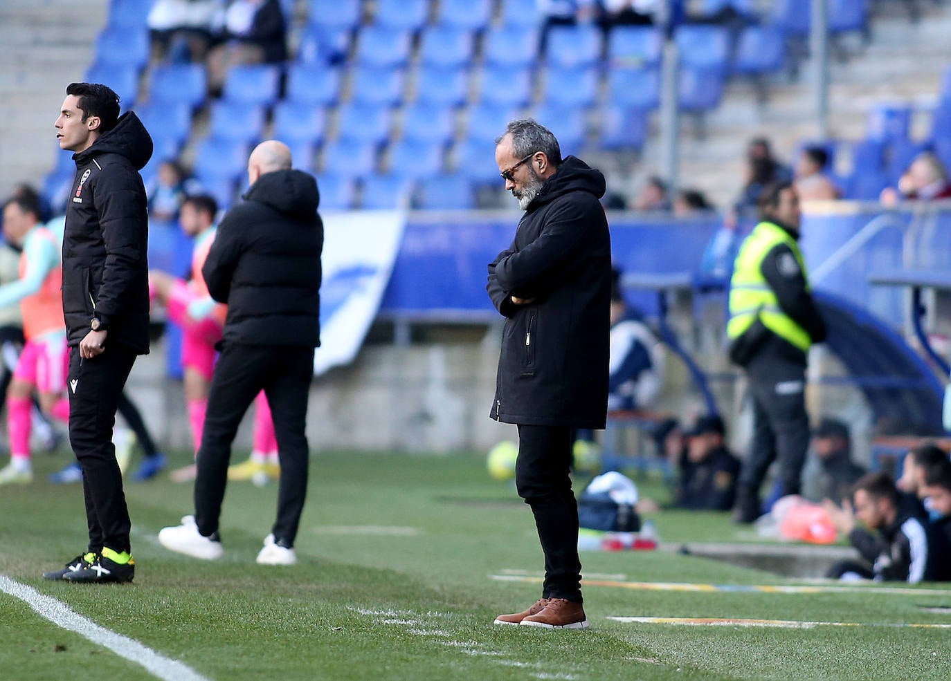Imagenes de la victoria del Burgos CF ante el Real Oviedo este domingo en el Carlos Tartiere