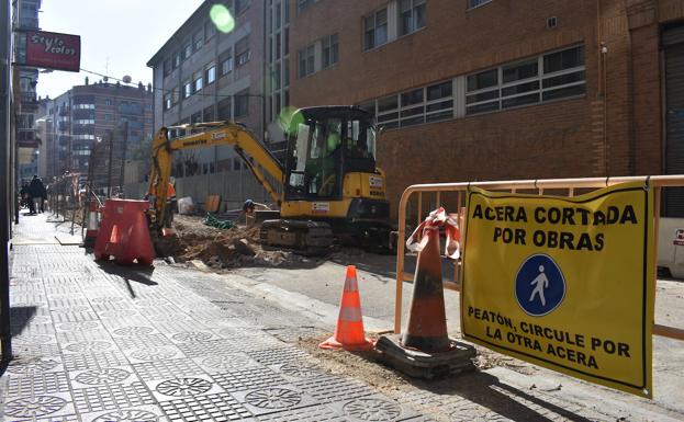 La calle San Julián será peatonal al finalizar las obras en abril