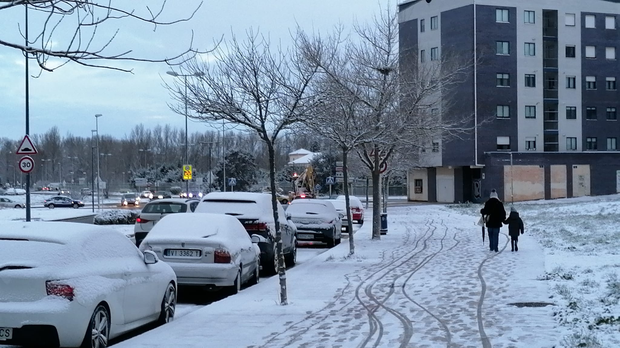 Vuelven el frío y las nevadas a Burgos