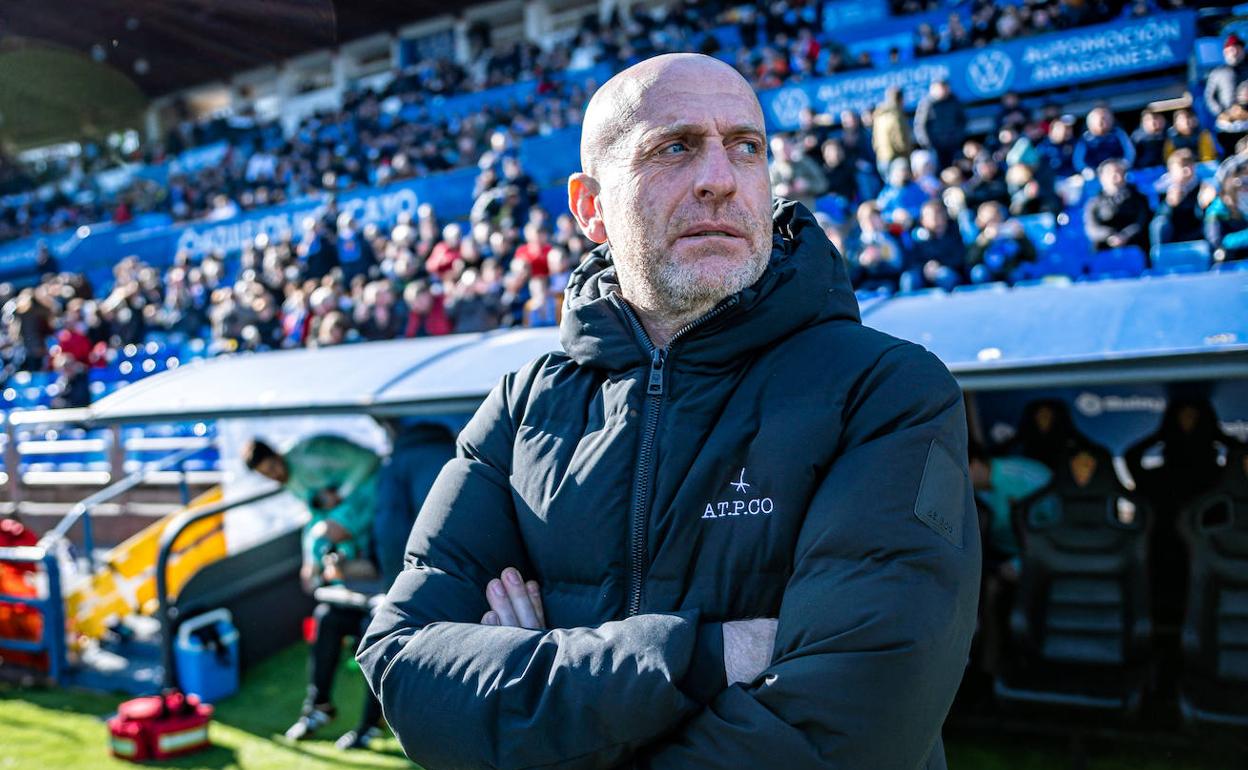 Julián Calero, entrenador del Burgos CF. 