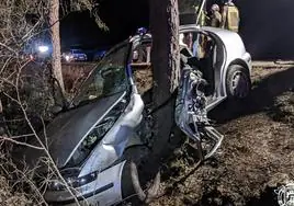 Uno de los últimos accidentes ocurridos en la provincia de Burgos en el 2023.