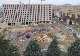 Parcela donde se construirá Aldi en Burgos.