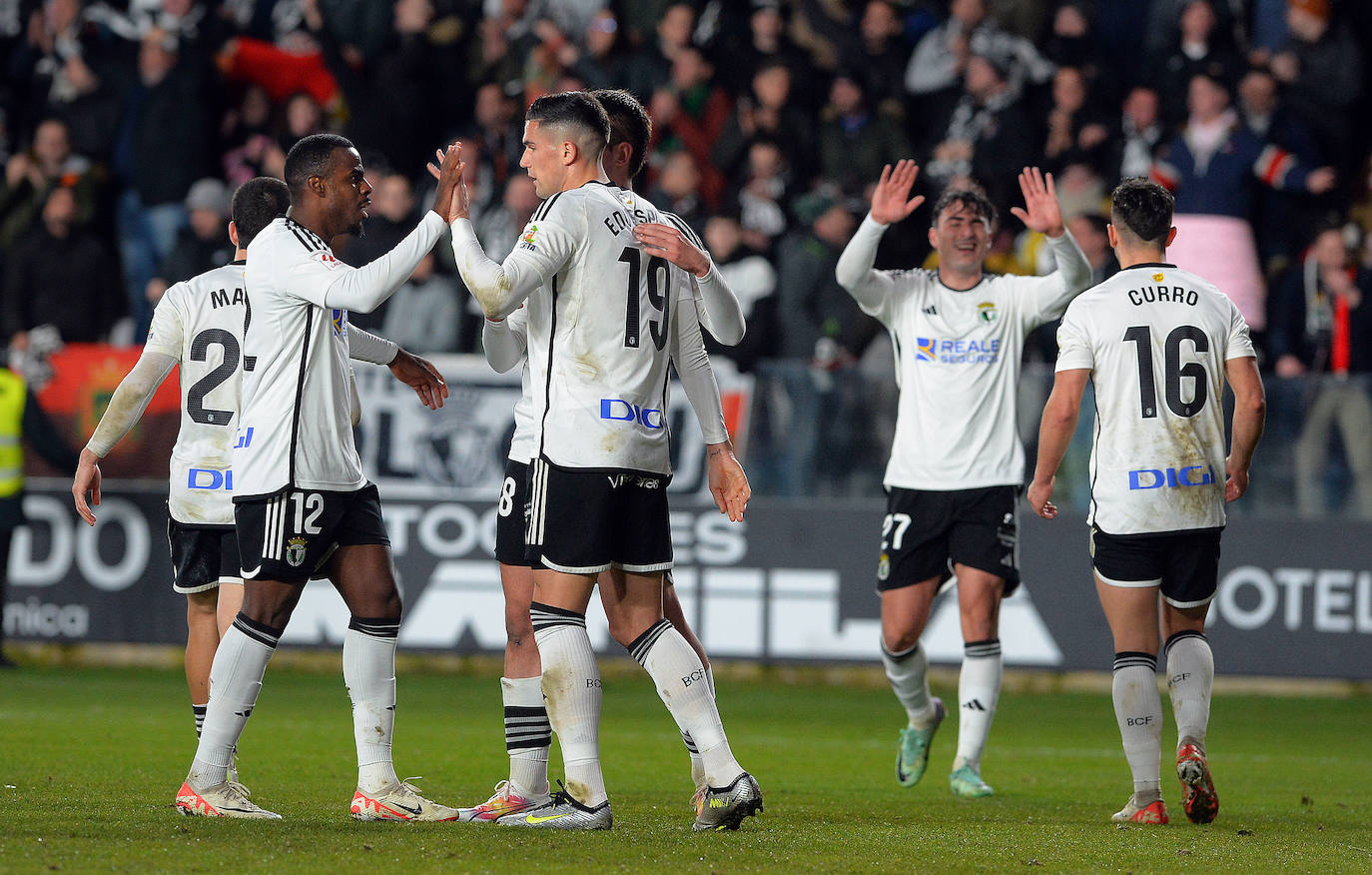 La victoria del Burgos CF en el derbi castellano, en imágenes