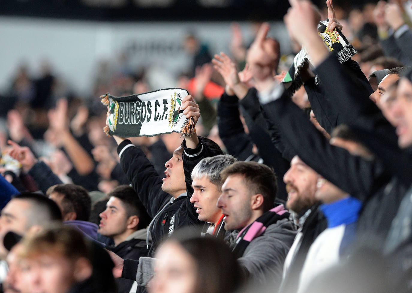 La victoria del Burgos CF en el derbi castellano, en imágenes