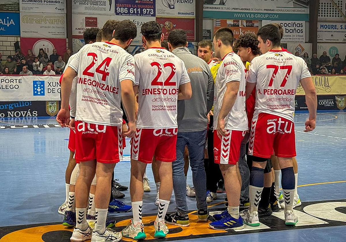 El UBU San Pablo en el encuentro frente al Valinox Novás.