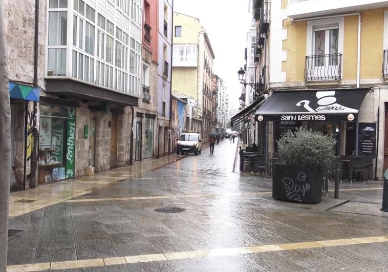 Calle La Puebla en Burgos.