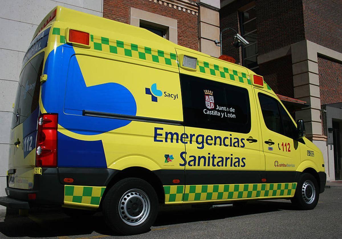 Ambulancia de soporte vital básico del Sacyl.