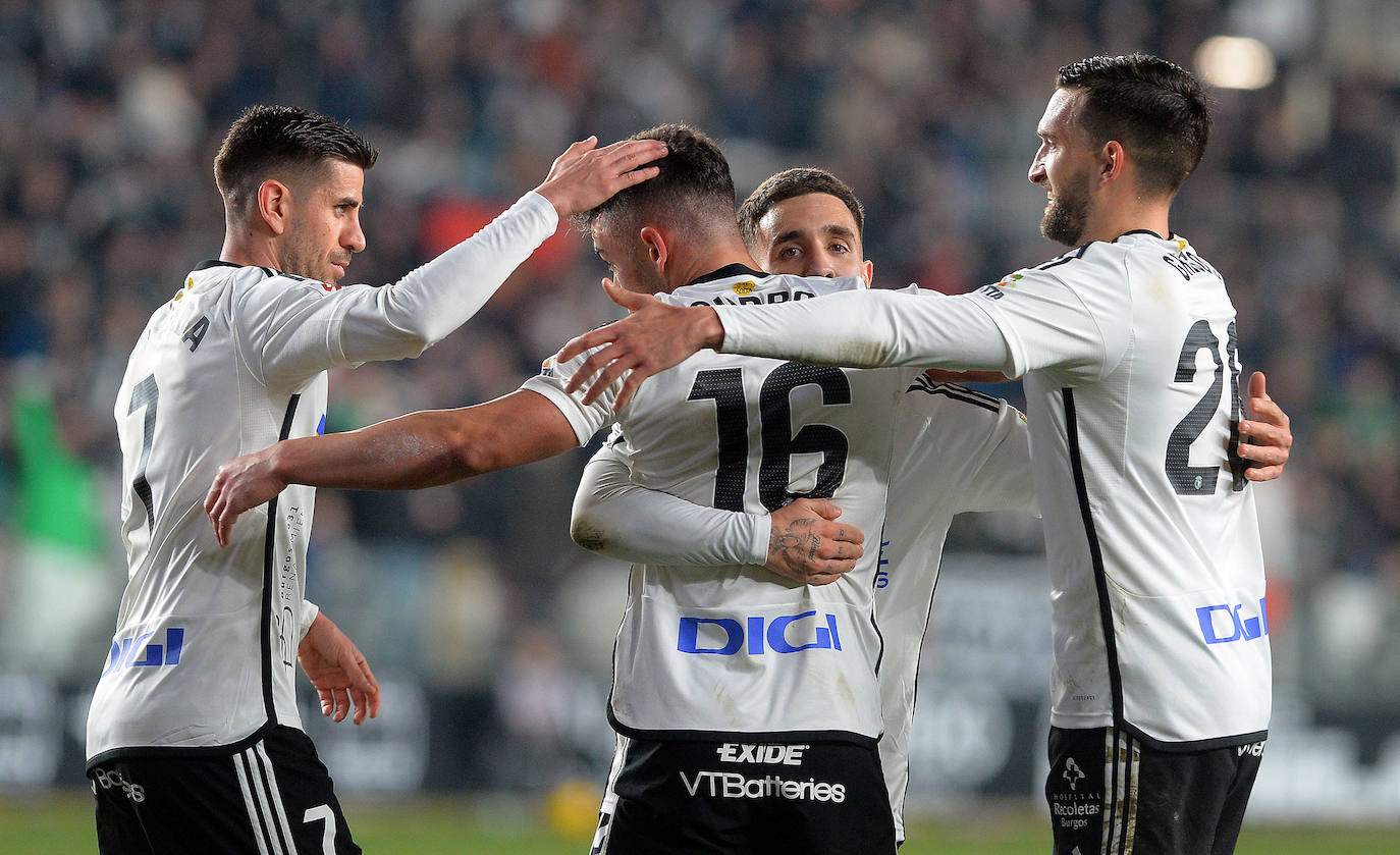 El partido Burgos CF-Albacete, en imágenes