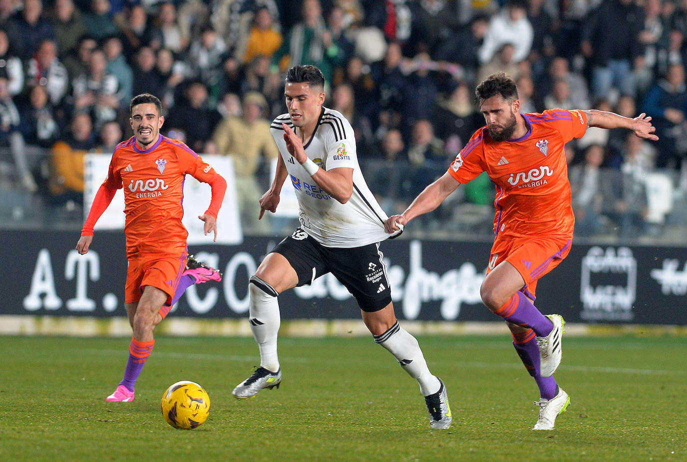 El partido Burgos CF-Albacete, en imágenes