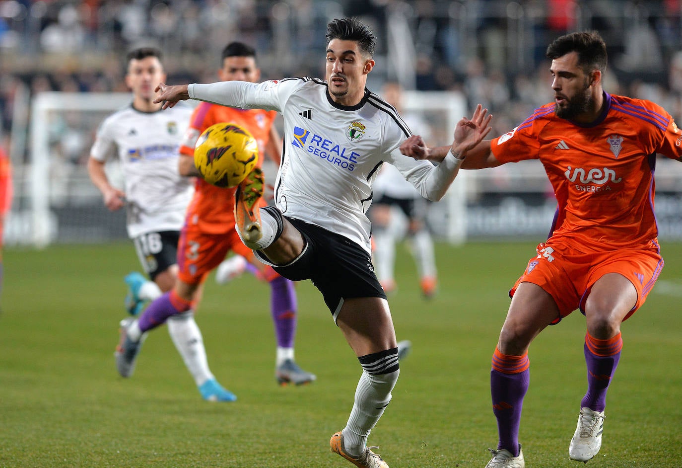 El partido Burgos CF-Albacete, en imágenes